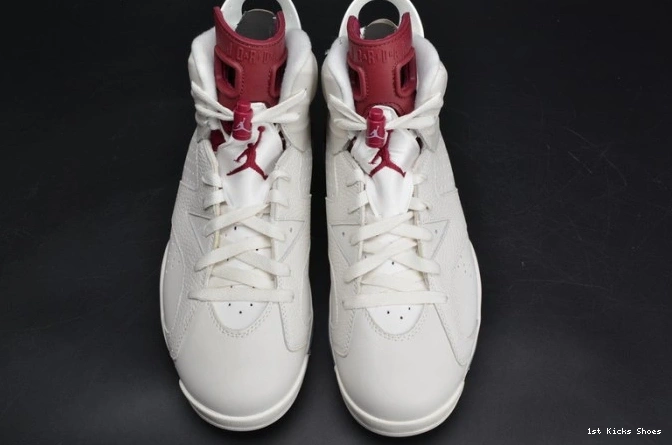 1st Kicks Maroon Jordan Retro Air 384664-116 white 6 0713
